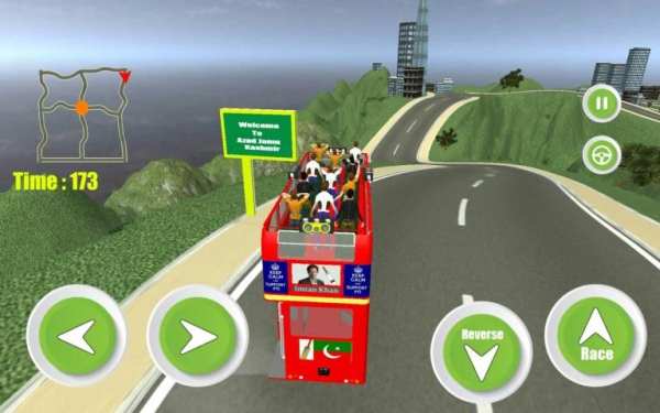 PK Imran Khan Ehtesab Bus Sim screenshot 2