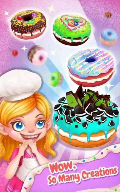Sweet Donut Cake Maker 3 تصوير الشاشة