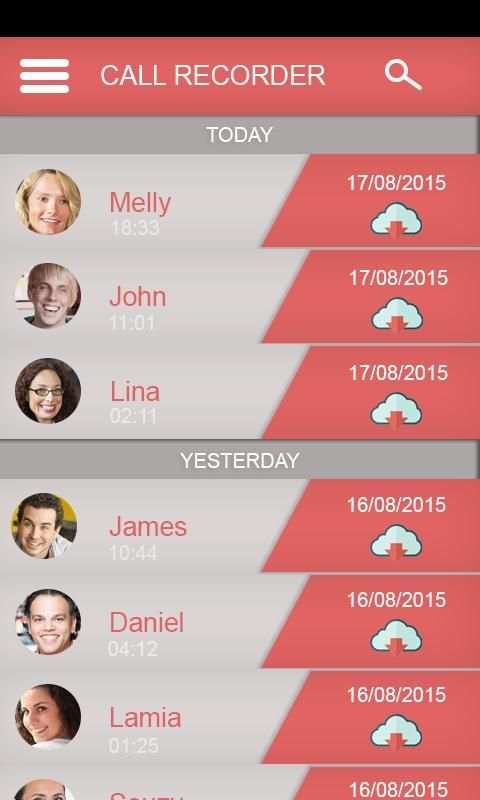 Call Recorder 2016 3 تصوير الشاشة