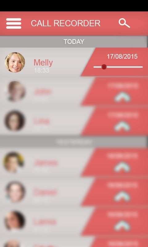 Call Recorder 2016 2 تصوير الشاشة