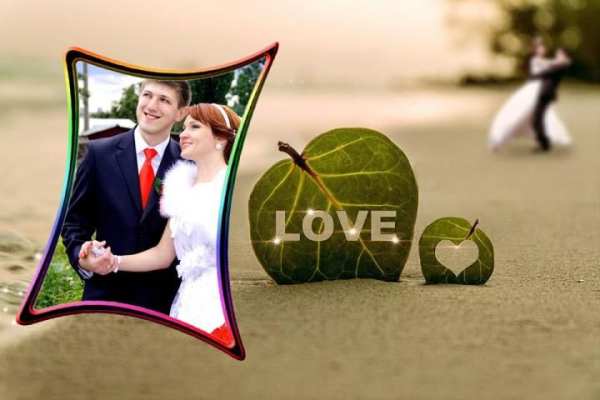 Wedding Dual Photo Frame 1 تصوير الشاشة