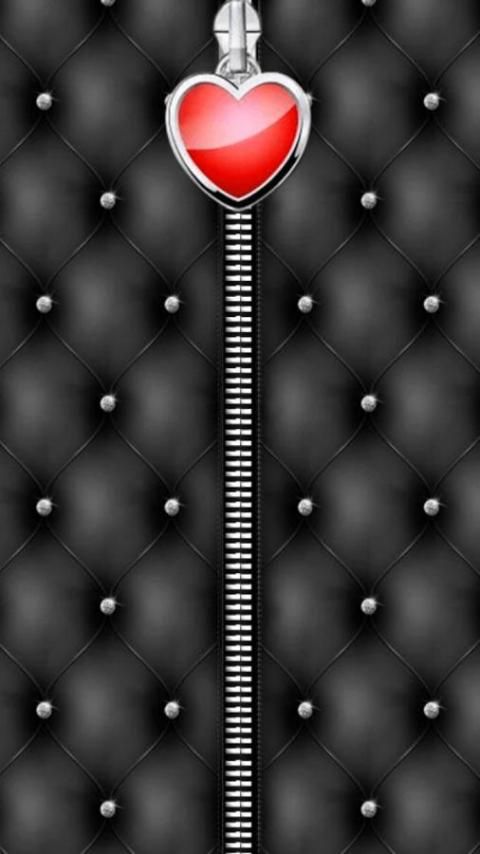 Heart Zipper Screen Lock screenshot 5
