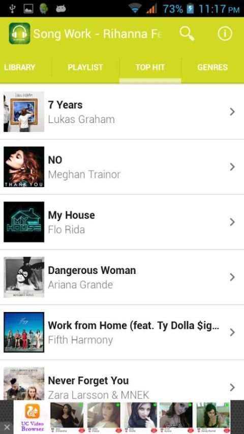 Song Work - Rihanna Feat скриншот 1