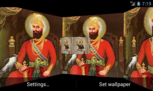 Guru Gobind Singh Ji 3D LWP screenshot 2