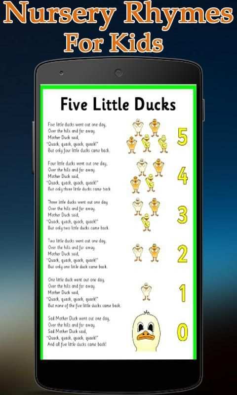 Nursery Rhymes For Kids screenshot 1