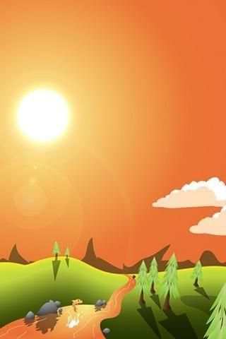 Vector Landscape Wallpaper screenshot 1