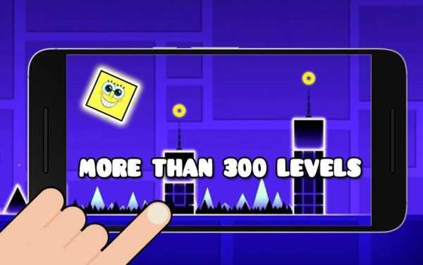 Geometry Sponge Dash скриншот 1