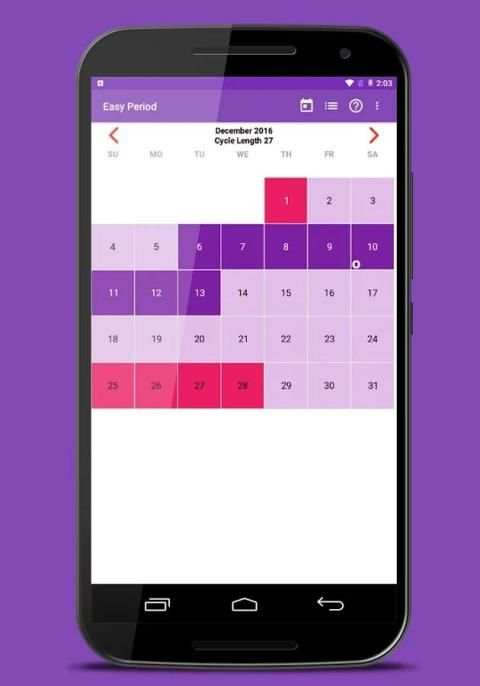 Ovulation & Period Calendar 5 تصوير الشاشة
