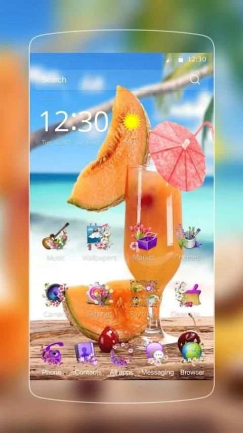 Summer Juice Theme screenshot 4