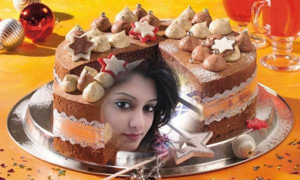 Birthday Cake Photo Frame 1 تصوير الشاشة