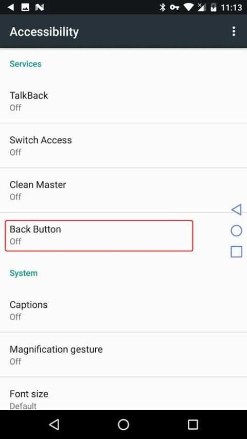 Back Button скриншот 1