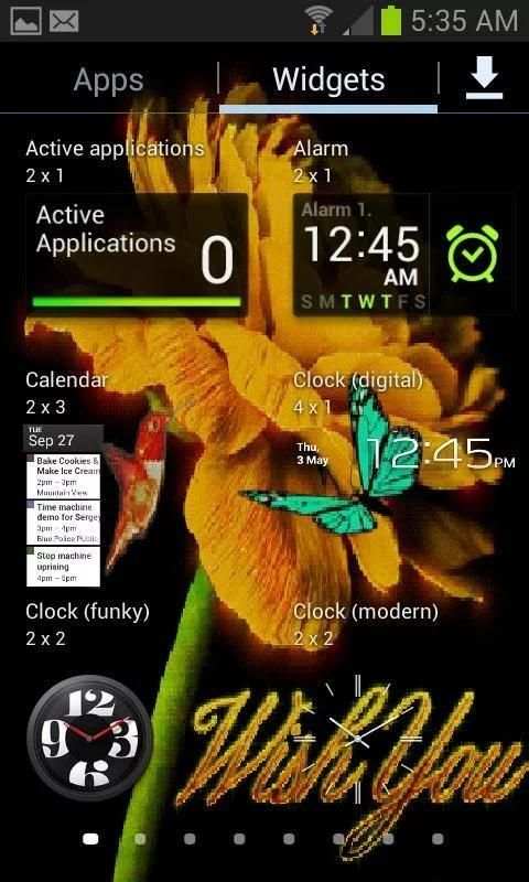 Bird Flower Live Wallpaper скриншот 1