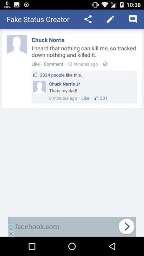 Fake Status Creator screenshot 4
