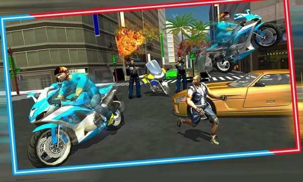 Police Bike Crime City Chase स्क्रीनशॉट 3