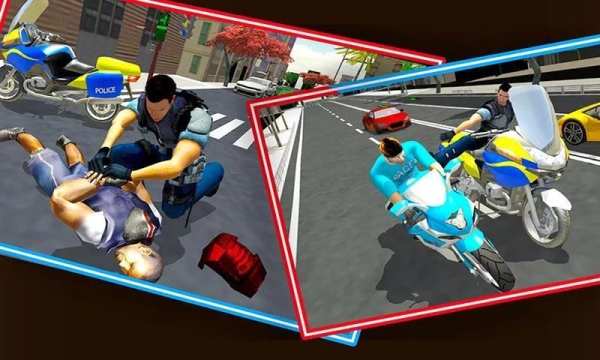 Police Bike Crime City Chase स्क्रीनशॉट 2