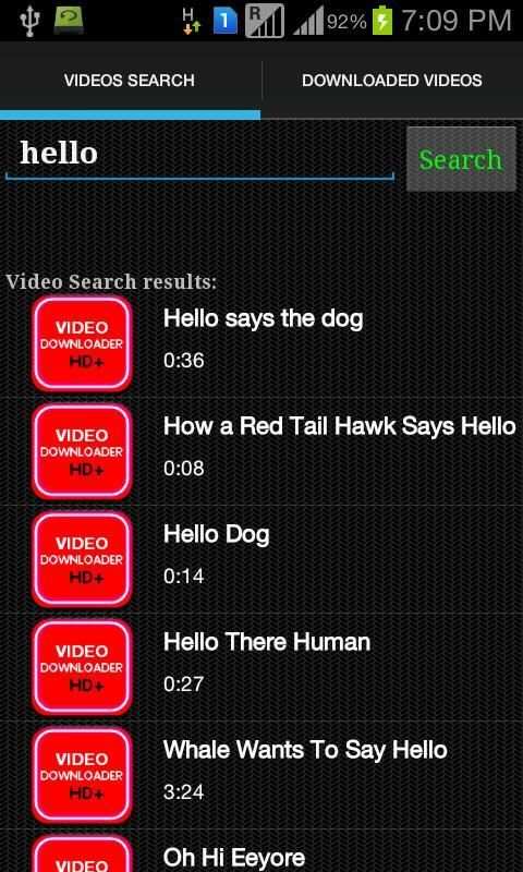 Video Downloader HD स्क्रीनशॉट 3
