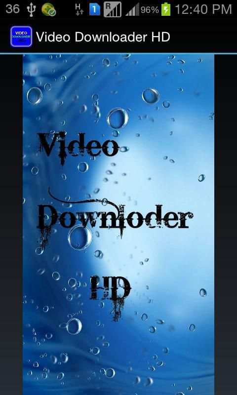 Video Downloader HD स्क्रीनशॉट 1