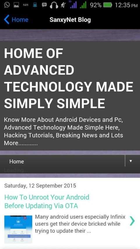 SanxyNet App скриншот 2