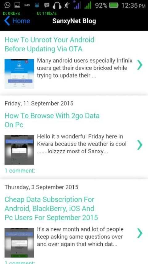SanxyNet App 1 تصوير الشاشة