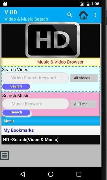 HD VIDEO DOWNLOADER BROWSER screenshot 1