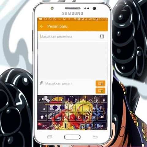 Luffy King Keyboard Emoji скриншот 3