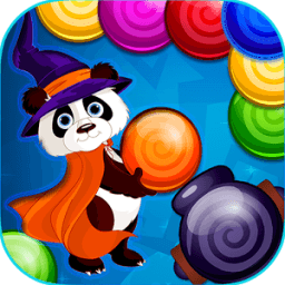 ikon gelembung halloween panda