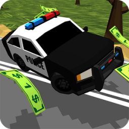 Blocky Police: Tap Chase 3D иконка