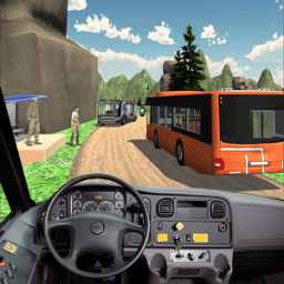 Off Road Real Bus Drive Sim أيقونة