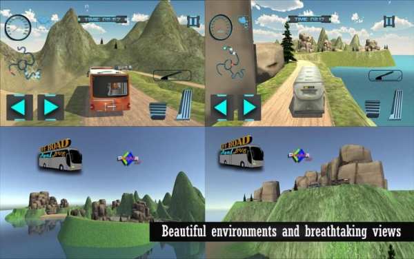 Off Road Real Bus Drive Sim 1 تصوير الشاشة