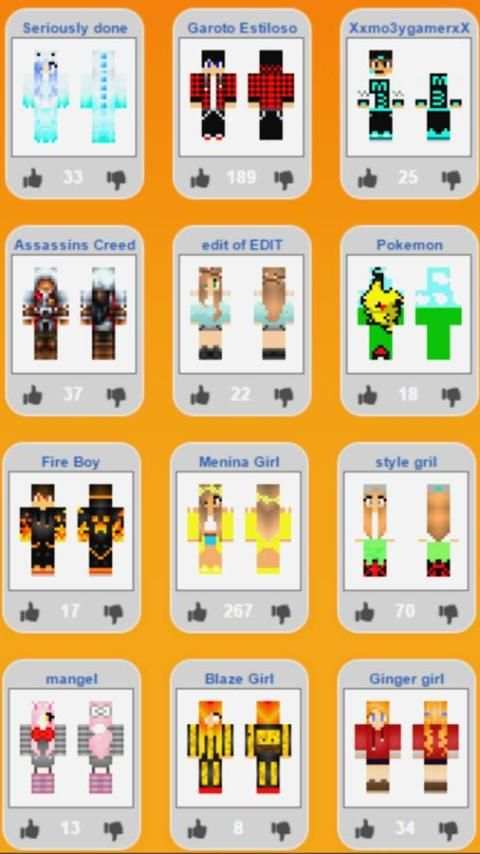 Daily Top Minecraft Skins скриншот 4