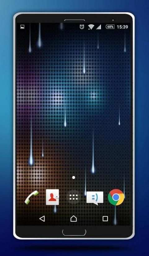 Star Rain Live Wallpaper स्क्रीनशॉट 5