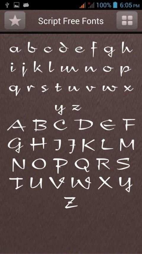 Script Font Style स्क्रीनशॉट 1