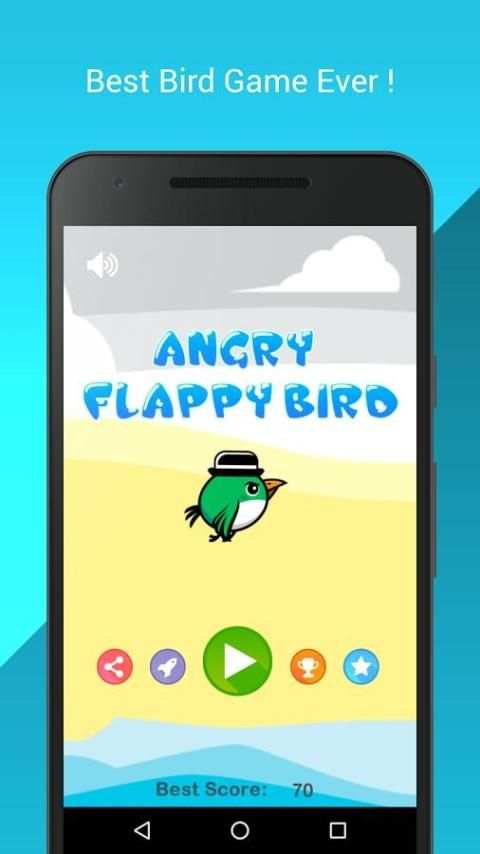 Angry Flappy Bird скриншот 4