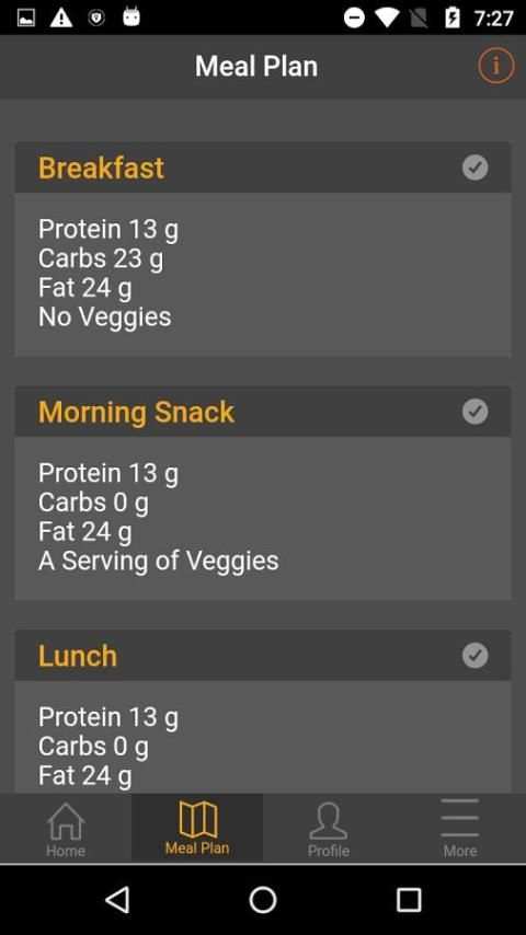 Carb Cycling 3 تصوير الشاشة