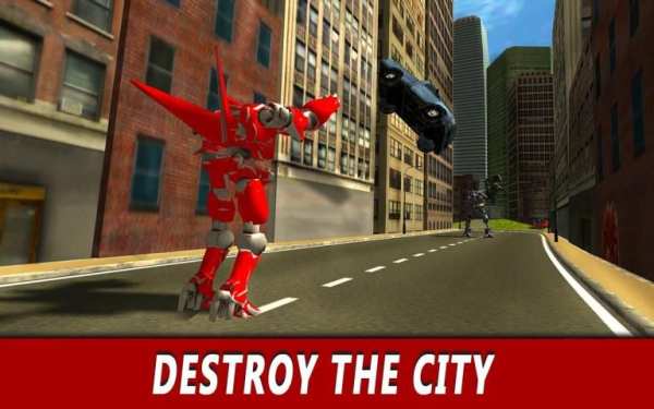 Flying Robot Simulator 3D screenshot 3