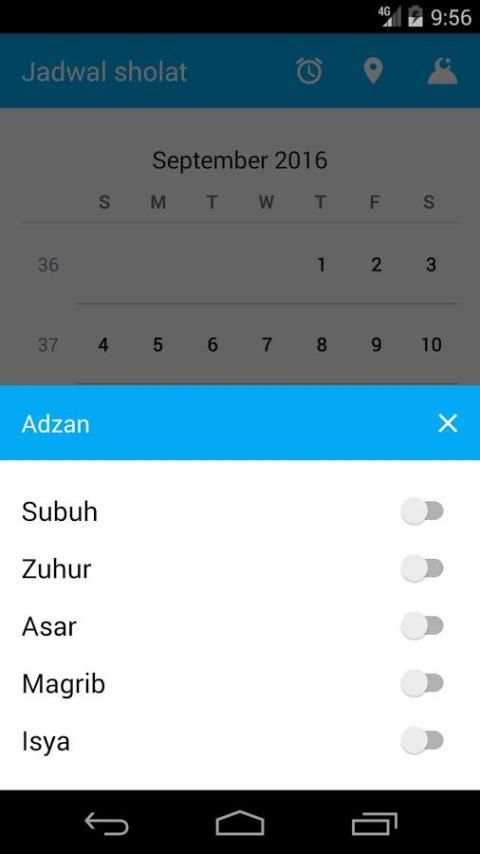 Jadwal sholat 2 تصوير الشاشة