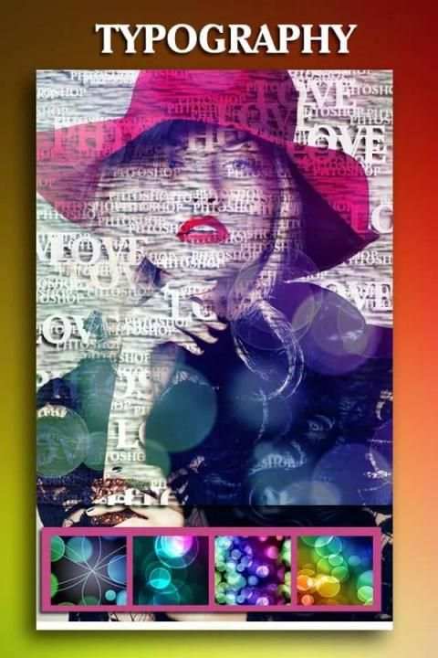 Typography Photo Editor скриншот 2