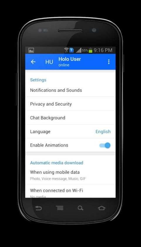 HoloChat Messenger - Telegram screenshot 1