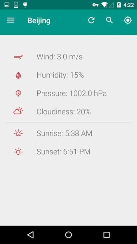 PU Weather screenshot 2