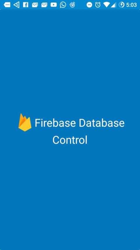 Firebase Database Control 10 تصوير الشاشة