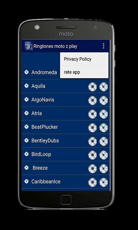 Ringtone moto z play screenshot 4