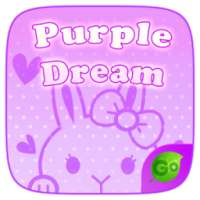 GO Keyboard Theme Purple Dream
