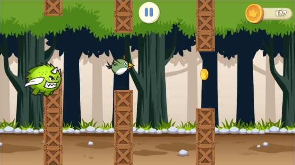 Jungle Flappy Bird स्क्रीनशॉट 4