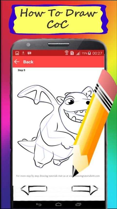 How to Draw COC скриншот 1