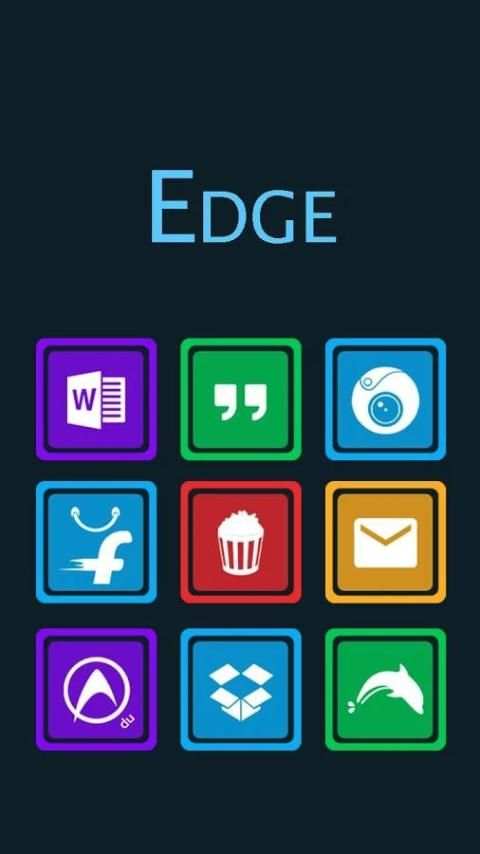 Edge - Solo Icon Pack screenshot 4