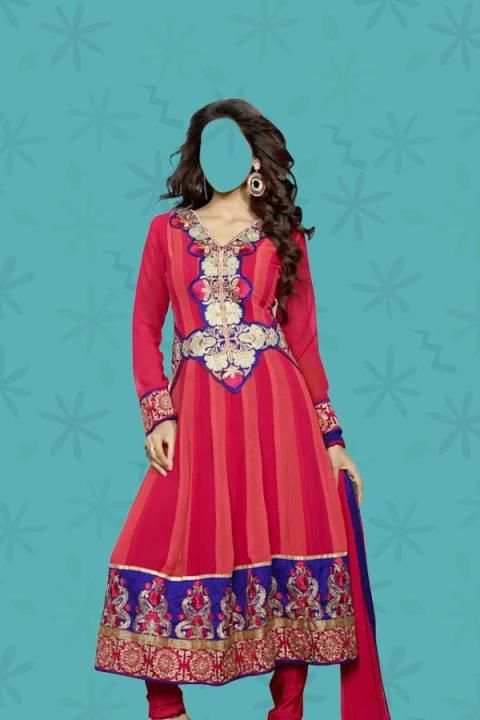 Salwar Kamiz Woman Photo Suit 1 تصوير الشاشة