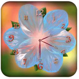 Flower Clock Live Wallpaper