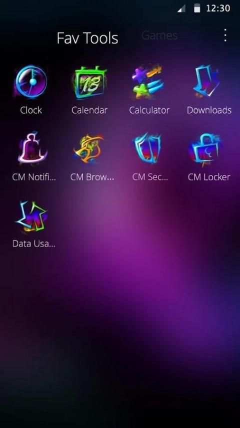 Colorful Love tema screenshot 2