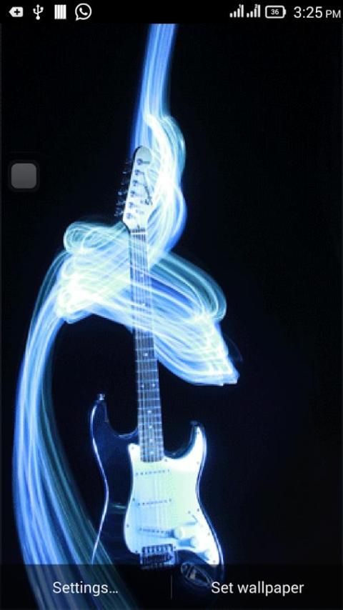 Guitar Live Wallpapers for Mobile  Wave Live Wallpapers