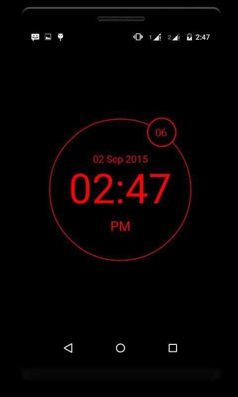 LED Minimal Clock LiveWP screenshot 4